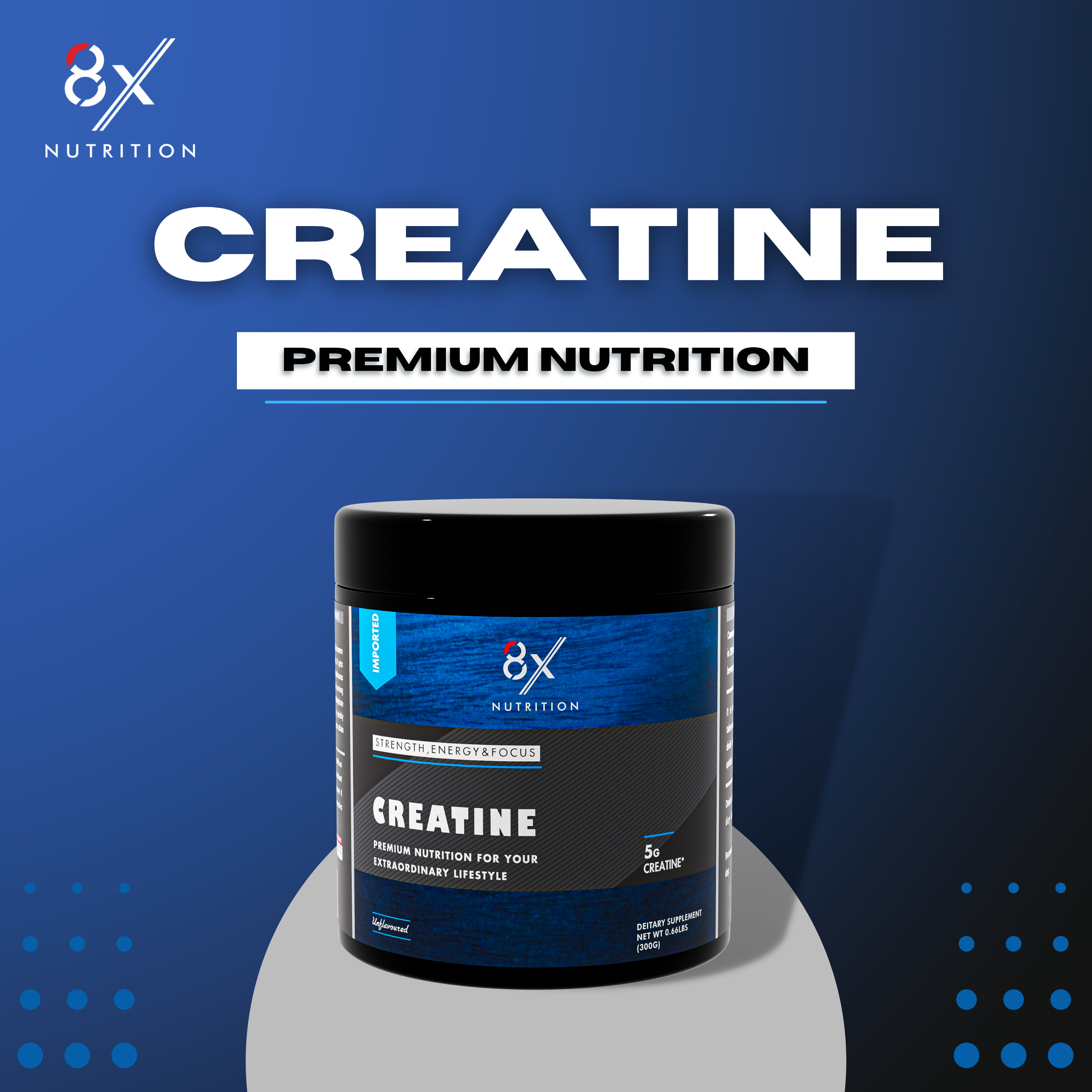 8X Nutrition Creatine Monohydrate