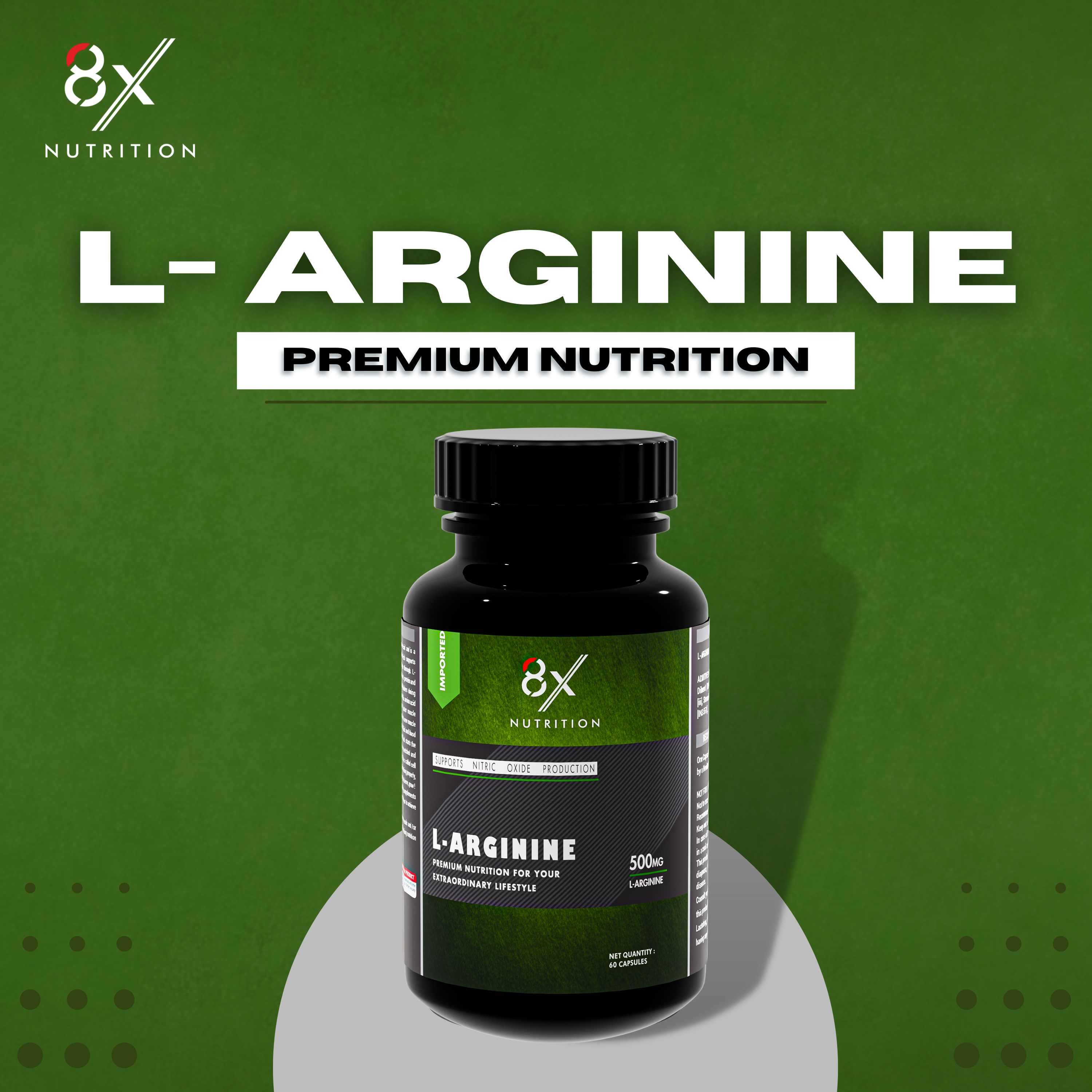 8X Nutrition L-Arginine