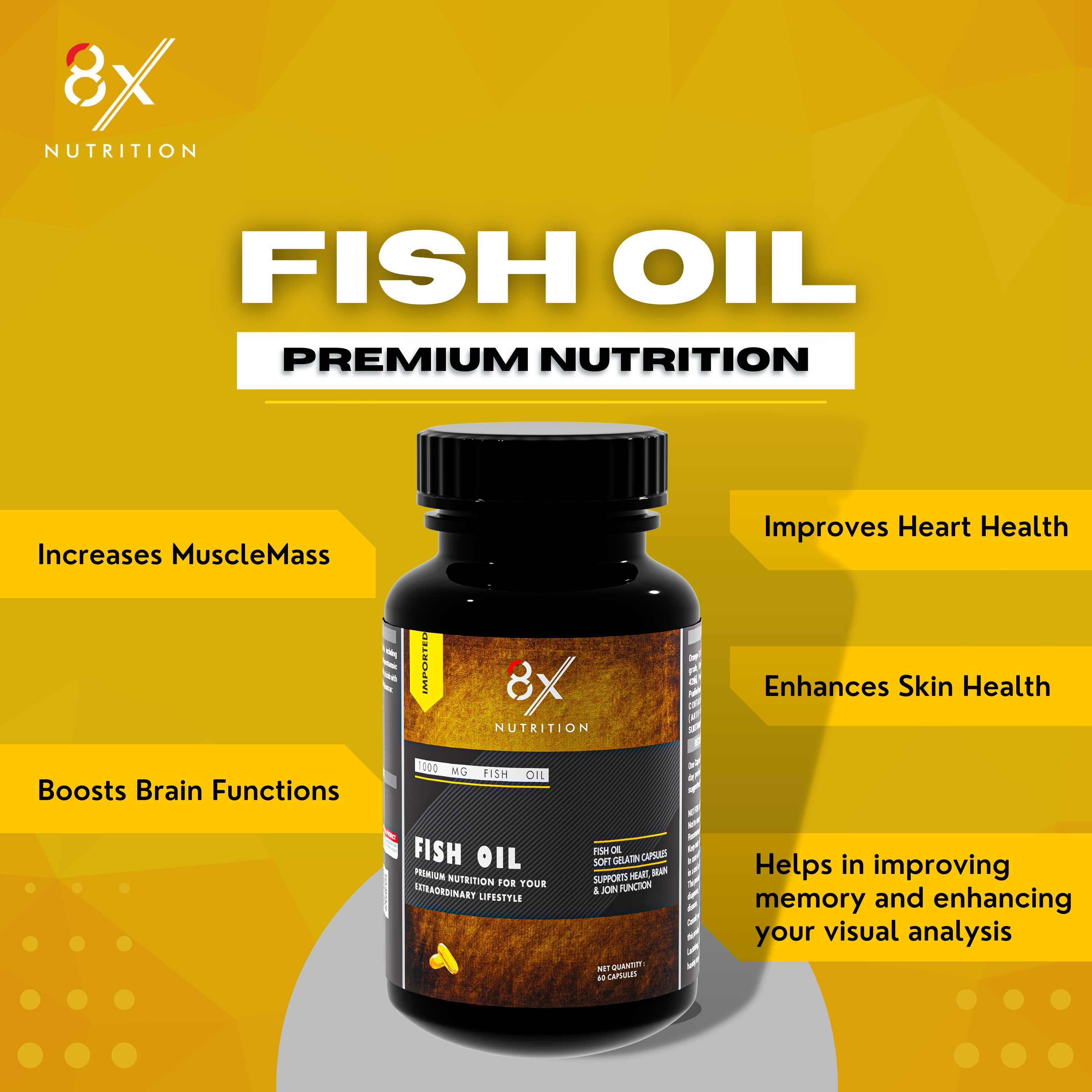 8X Nutrition Fish Oil