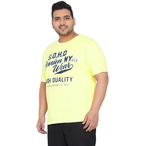 Men Plus Size Regular Fit Casual T-shirt For Men