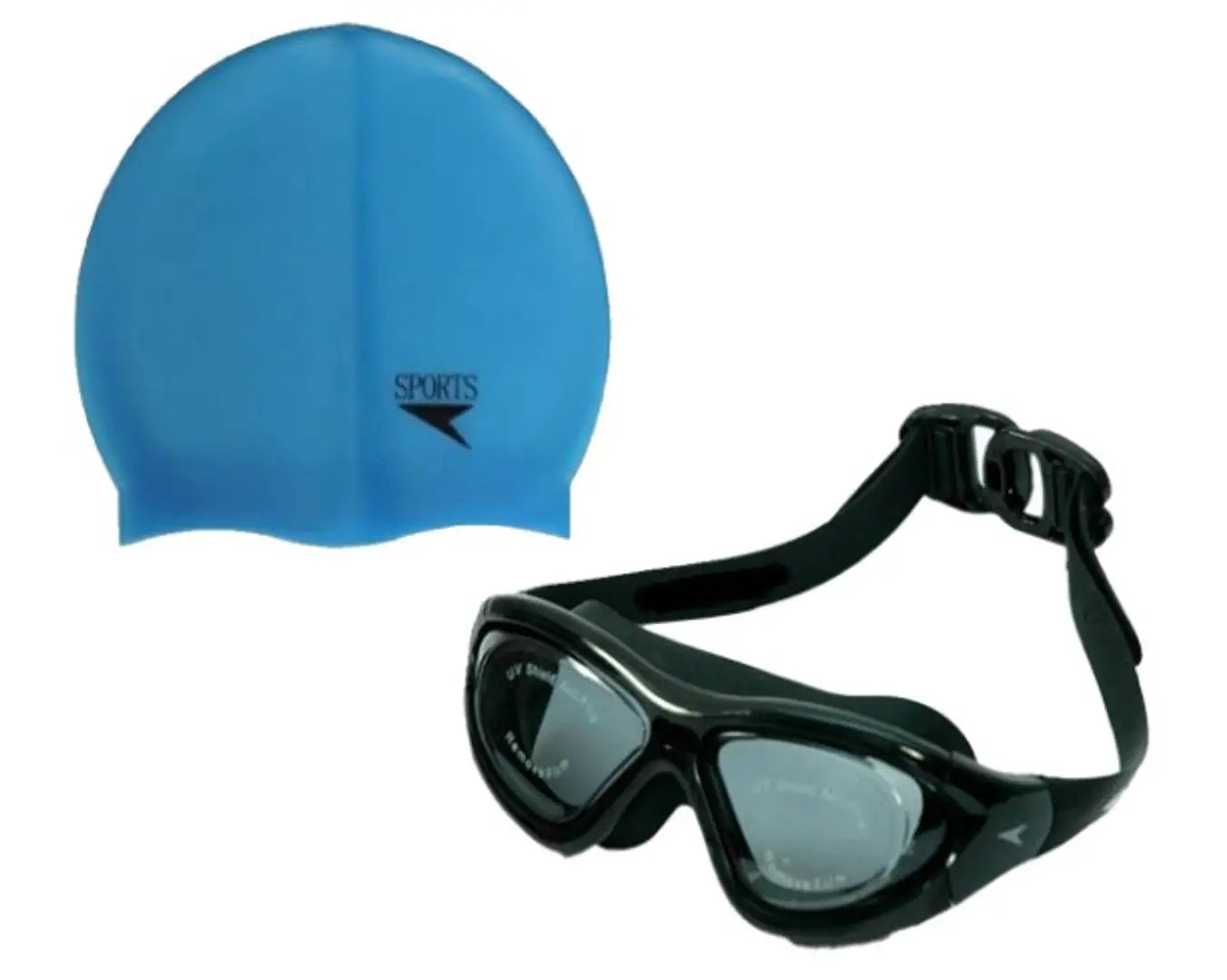 AXG NEW GOAL Premium Dive Big Swimming Goggles  Cap Swimming Kit