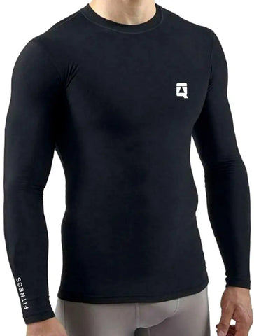 Quada Compression Swimming t Shirt Full Sleeves for Men