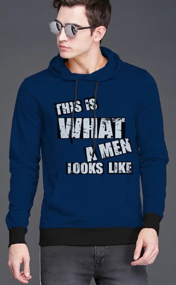 Classic Fleece Printed Hoodie Sweatshirts for Men