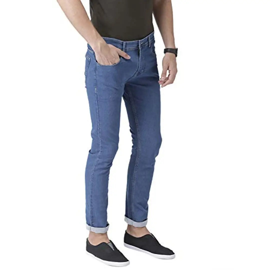 hangup Mens Jeans Size 42 (HGP_LightBlueJeans1_42)