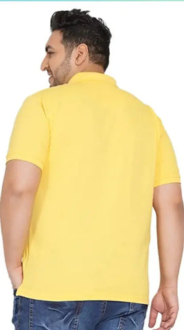 Men Plus Size Polo T-shirt