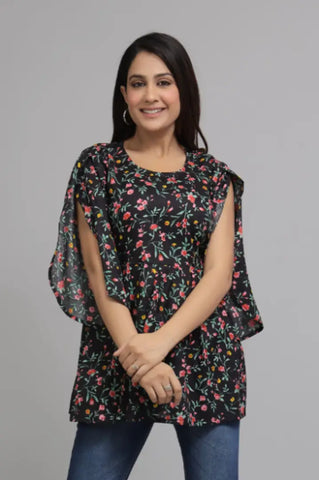 Stylish Rayon Printed Top For Women