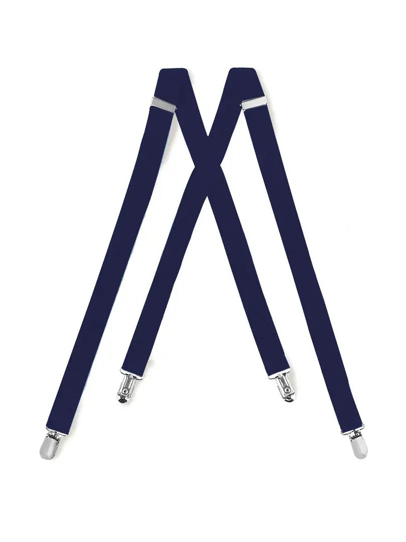Suspender Belt  Bow Blue For Men