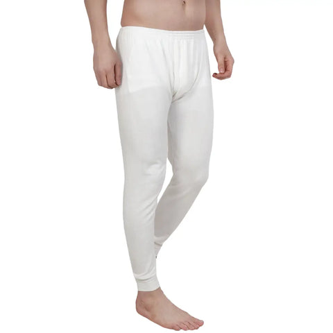 Zeffit Men Lower Thermal Combo With Same Colour- Off White
