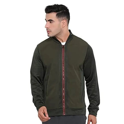 PERFKT-U Men's LightWeight Zipper Jacket (Olive)